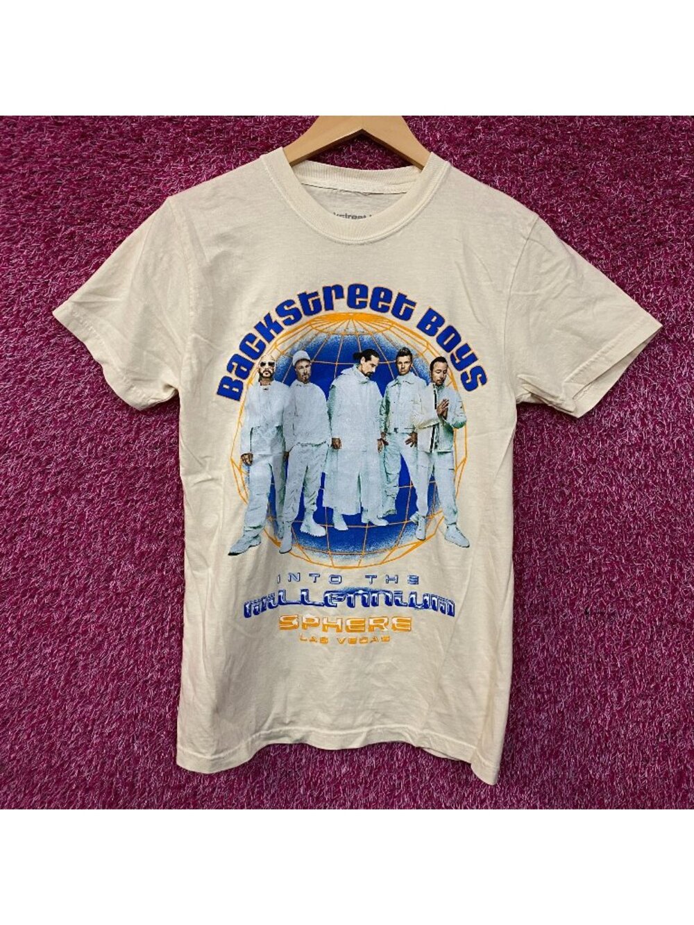 Backstreet Boys "Into The Millennium" Sphere Las Vegas Concert T-Shirt Small